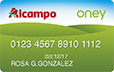 Tarjeta Alcampo